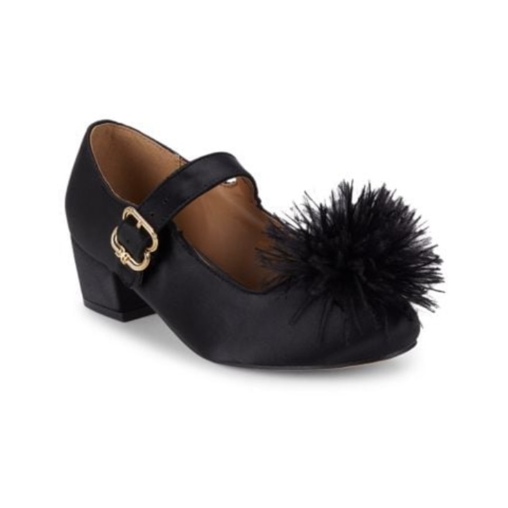 SAM EDELMAN Girls Pom Pom Mary Jane